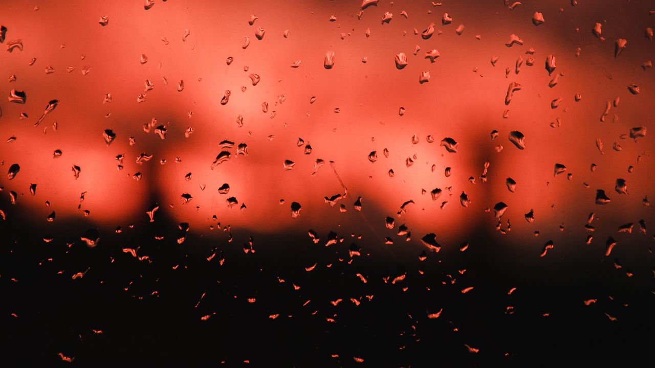 Wallpaper drops, glass, macro, rain, wet