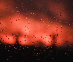 Preview wallpaper drops, glass, macro, rain, wet
