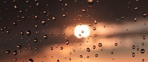 Preview wallpaper drops, glass, macro, surface, wet