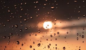 Preview wallpaper drops, glass, macro, surface, wet