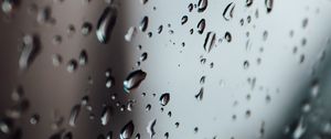 Preview wallpaper drops, glass, macro, surface, transparent