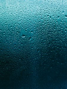 Preview wallpaper drops, glass, macro, wet, blue