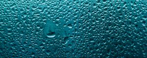 Preview wallpaper drops, glass, macro, wet, blue