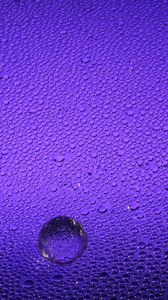 Preview wallpaper drops, glass, macro, wet, purple