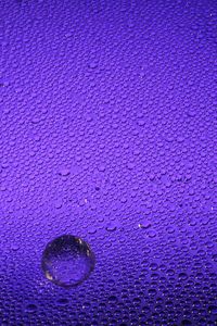 Preview wallpaper drops, glass, macro, wet, purple