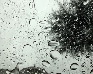 Preview wallpaper drops, glass, moisture, surface, transparent