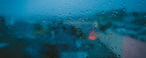 Preview wallpaper drops, glass, moisture, rain, blur, blue