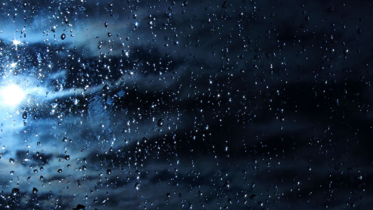 Wallpaper drops, glass, rain, moisture, surface