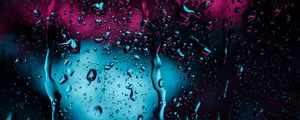 Preview wallpaper drops, glass, rain, moisture, surface, dark