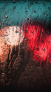Preview wallpaper drops, glass, rain, glare, bokeh, blur, macro