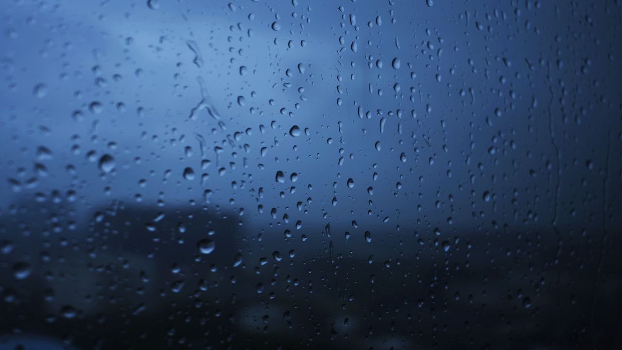 Wallpaper drops, glass, rain, moisture, macro