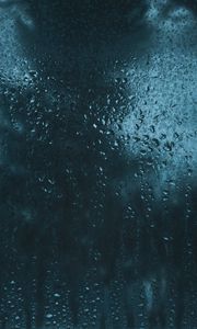 Preview wallpaper drops, glass, rain, surface, blur, macro