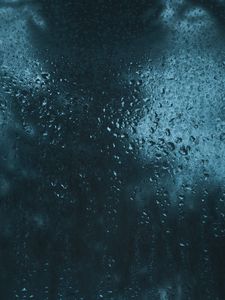 Preview wallpaper drops, glass, rain, surface, blur, macro