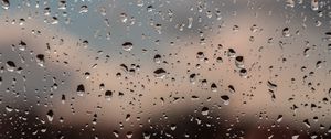 Preview wallpaper drops, glass, rain, window, moisture, blur