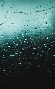 Preview wallpaper drops, glass, rain, wet, surface