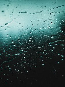 Preview wallpaper drops, glass, rain, wet, surface