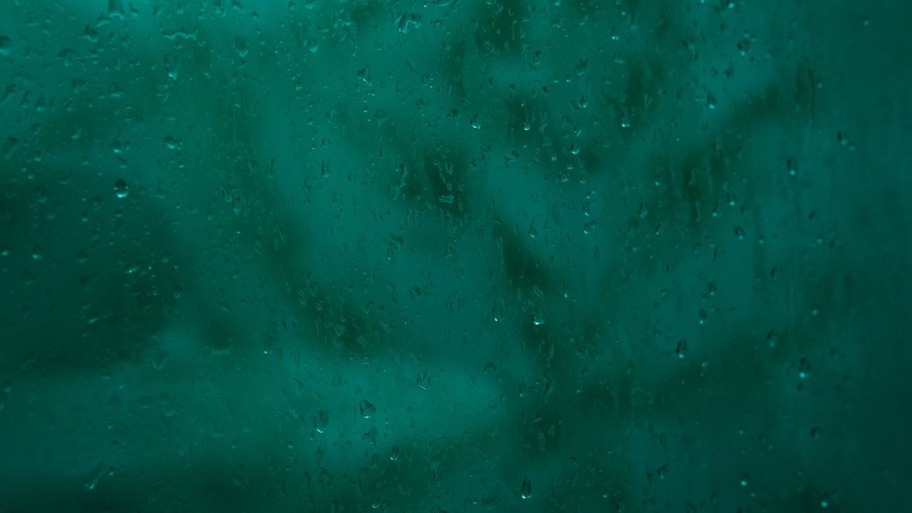 Wallpaper drops, glass, rain, blurred