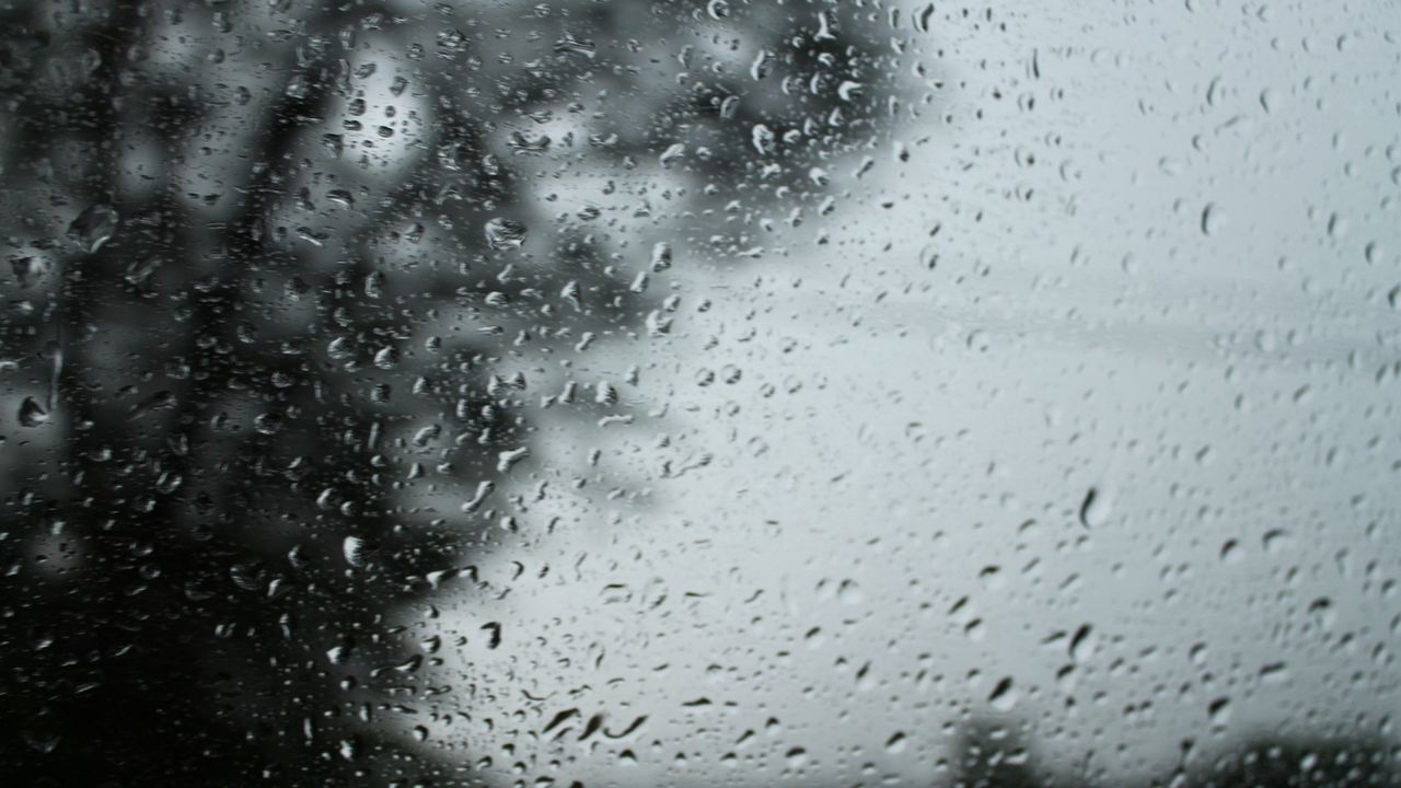 Wallpaper drops, glass, rain