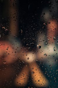 Preview wallpaper drops, glass, spray, blur
