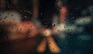 Preview wallpaper drops, glass, spray, blur