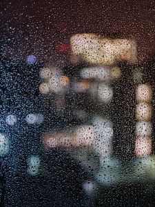 Preview wallpaper drops, glass, surface
