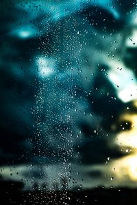 Preview wallpaper drops, glass, surface, wet