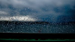 Preview wallpaper drops, glass, surface, blur