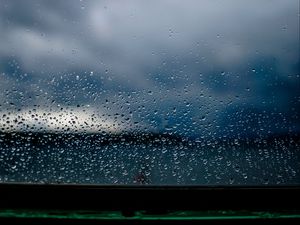 Preview wallpaper drops, glass, surface, blur