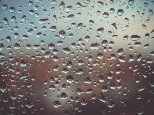 Preview wallpaper drops, glass, surface, moisture