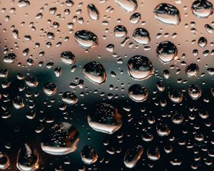 Preview wallpaper drops, glass, surface, wet, transparent, macro
