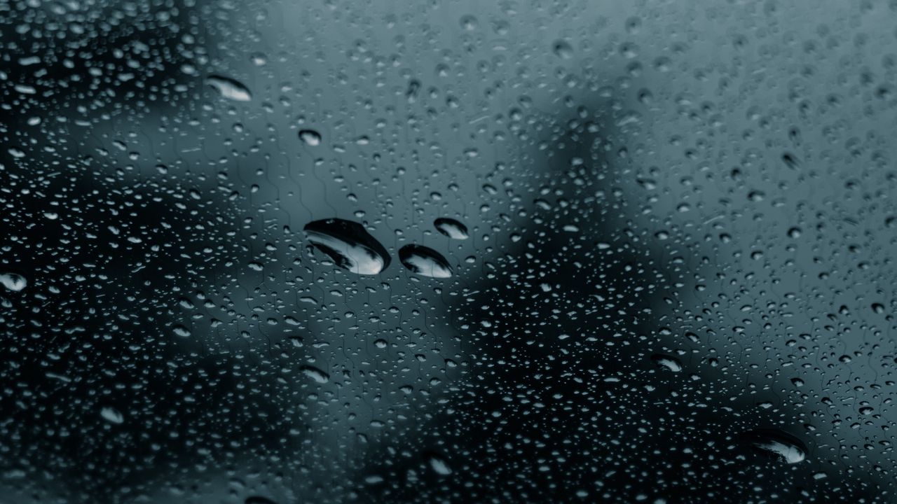 Wallpaper drops, glass, surface, macro, wet