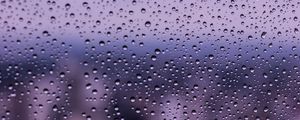 Preview wallpaper drops, glass, surface, macro, wet, purple