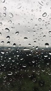 Preview wallpaper drops, glass, surface, wet, macro