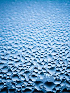 Preview wallpaper drops, glass, surface, macro, wet, blue