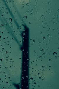 Preview wallpaper drops, glass, water, silhouette, blur