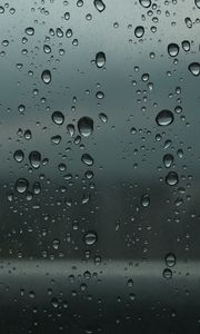 Preview wallpaper drops, glass, wet, surface