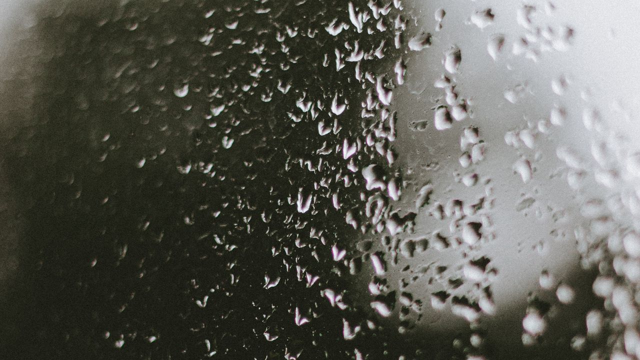 Wallpaper drops, glass, wet, rain