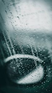 Preview wallpaper drops, glass, window, moisture, rain, surface, mirror
