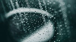 Preview wallpaper drops, glass, window, moisture, rain, surface, mirror