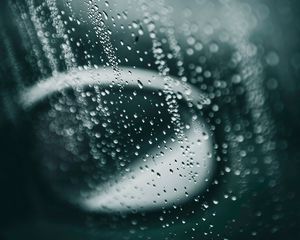 Preview wallpaper drops, glass, window, moisture, rain, surface, mirror