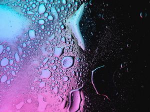 Preview wallpaper drops, gradient, humidity