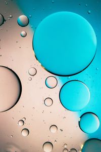 Preview wallpaper drops, liquid, macro, blue, gray