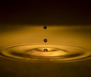 Preview wallpaper drops, liquid, ripples, macro