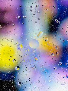 Preview wallpaper drops, macro, blur, glass, multicolored