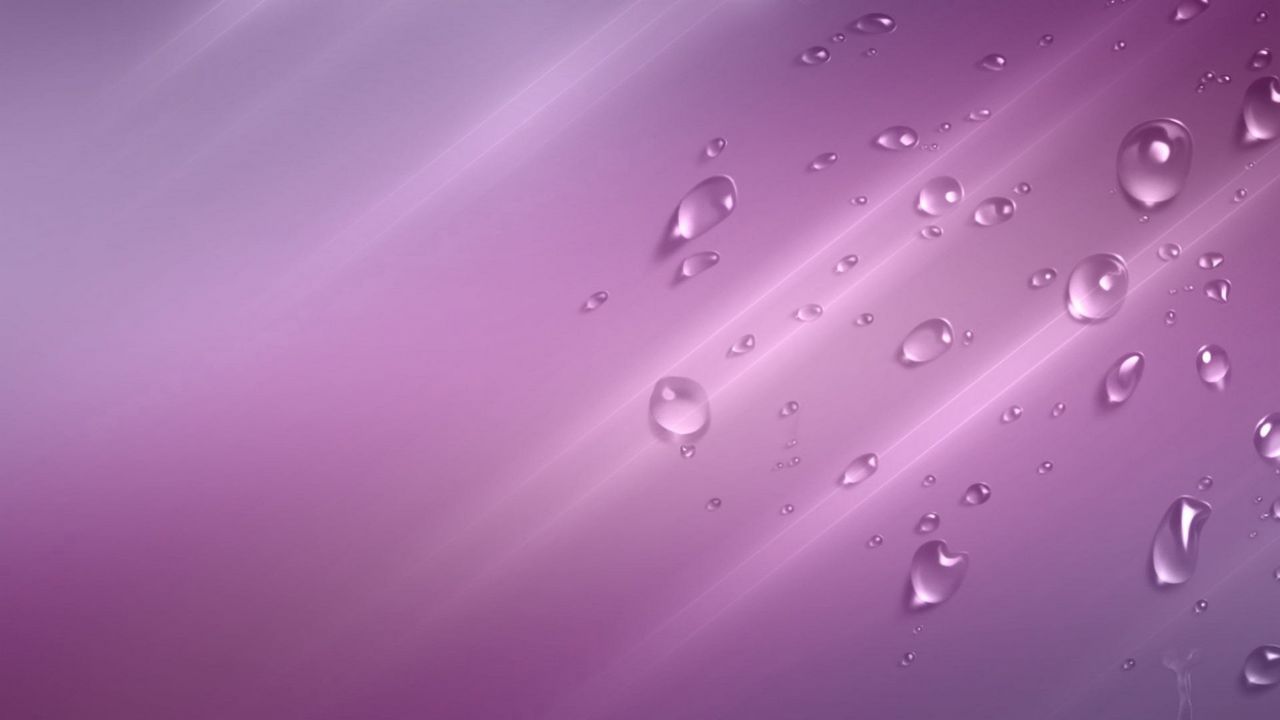 Wallpaper drops, macro, purple background, surface