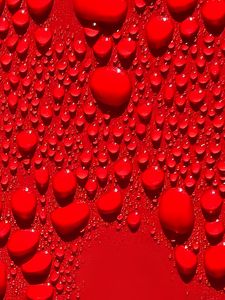 Preview wallpaper drops, macro, red, background