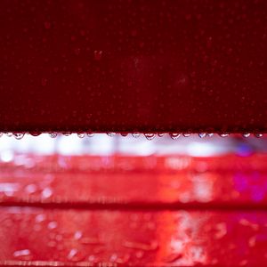 Preview wallpaper drops, macro, wet, surface, red