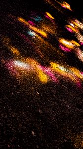 Preview wallpaper drops, multi-colored, glare, stains