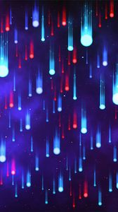 Preview wallpaper drops, neon, colorful, patterns