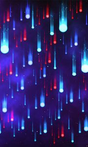 Preview wallpaper drops, neon, colorful, patterns